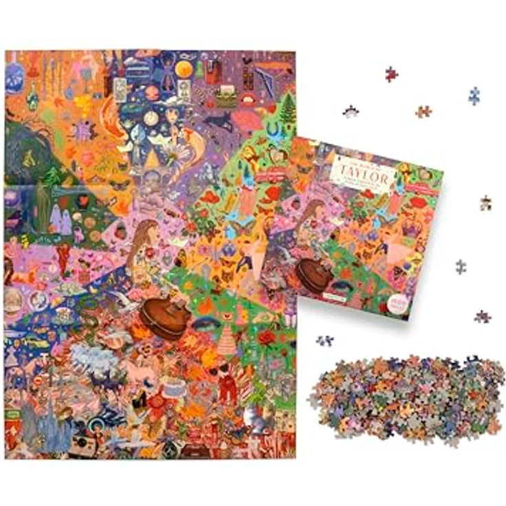 Laurence King The World of Taylor, Unofficial 1000-teiliges Puzzle mit rechteckiger Form, für Fortgeschrittene – Bild 5