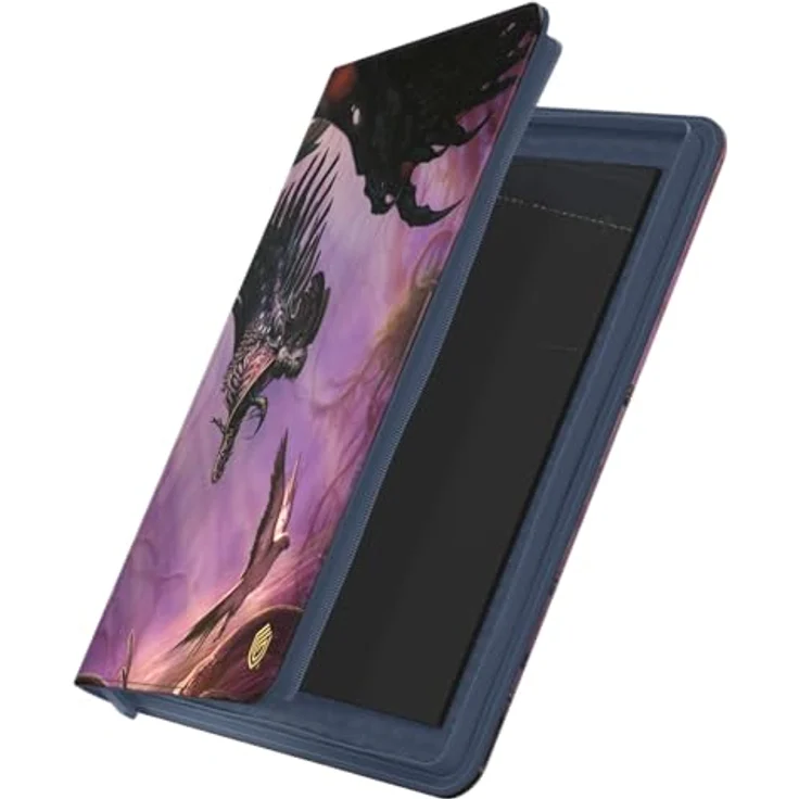 Ultimate Guard Zipfolio 360 Xenoskin für Magic: The Gathering "Tarkir: Dragonstorm" - Feral Deathgorger, reißfeste Hülle mit seitlichem Lade-Design, säure- und PVC-freie Taschenseiten – Bild 4