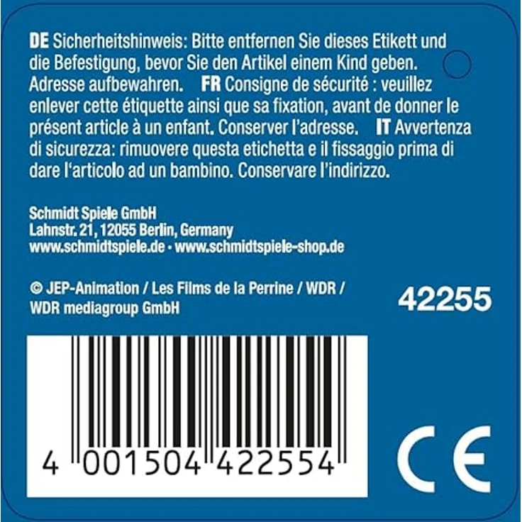 Schmidt Spiele Bobo Siebenschläfer, Plüschfigur 35cm, braun, waschbar, exklusiv bei Amazon – Bild 3
