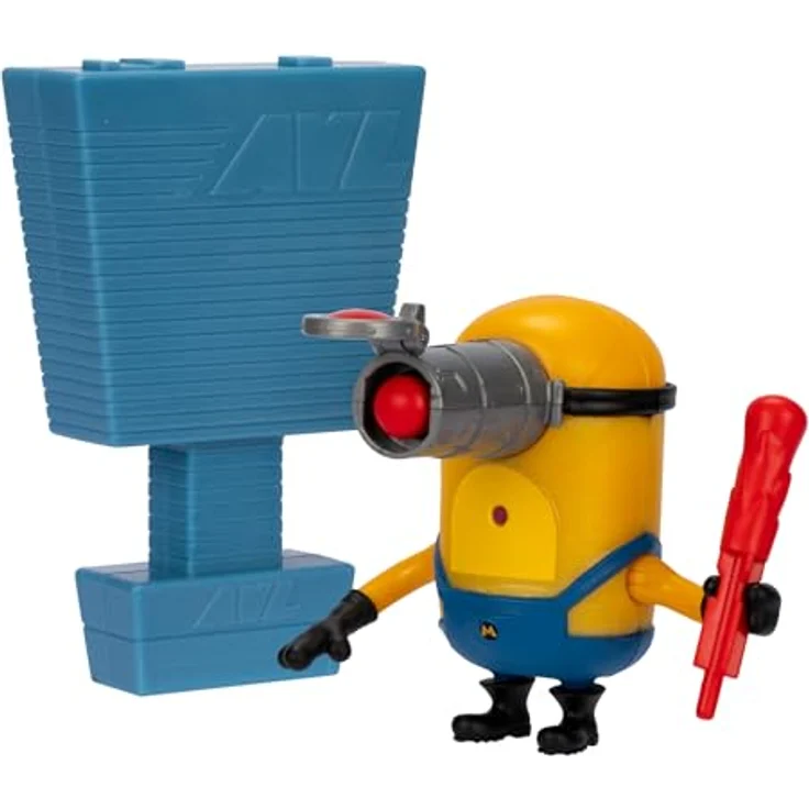 MINIONS Scharf schießender Mega Mel, Actionfigur aus Ich – Einfach unverbesserlich 4, drücke auf Mels Kopf zum Abfeuern, 5 verschiedene Mega-Minions zum Sammeln – Bild 1