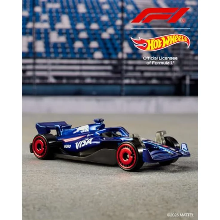 Hot Wheels Formel 1 Spielzeug-Auto 5er-Pack, Die-Cast, Maßstab 1:64, mit Rennteam-Grafiken – Bild 3
