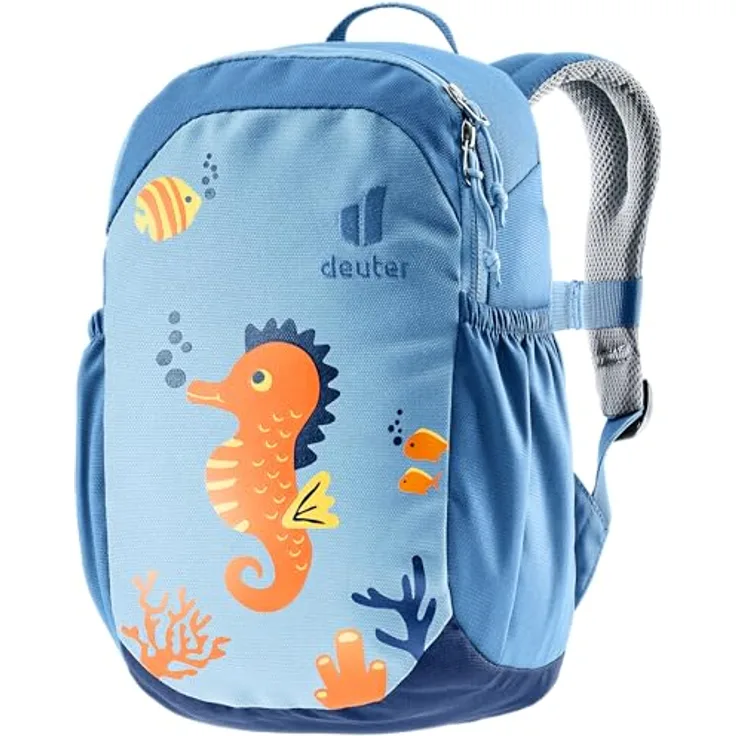 Deuter Pico Kinderrucksack, 29 cm, 100% Polyester, aqua-wave, für Kinder im Kindergartenalter