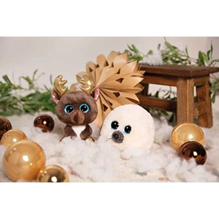 NICI GLUBSCHIS Robbe Boubelle, Kuscheltier 15 cm aus superweichem Plüsch, Winter Edition – Bild 5