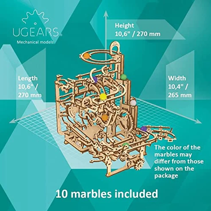 Ugears Murmelbahn mit Stufenwinde – Bild 4