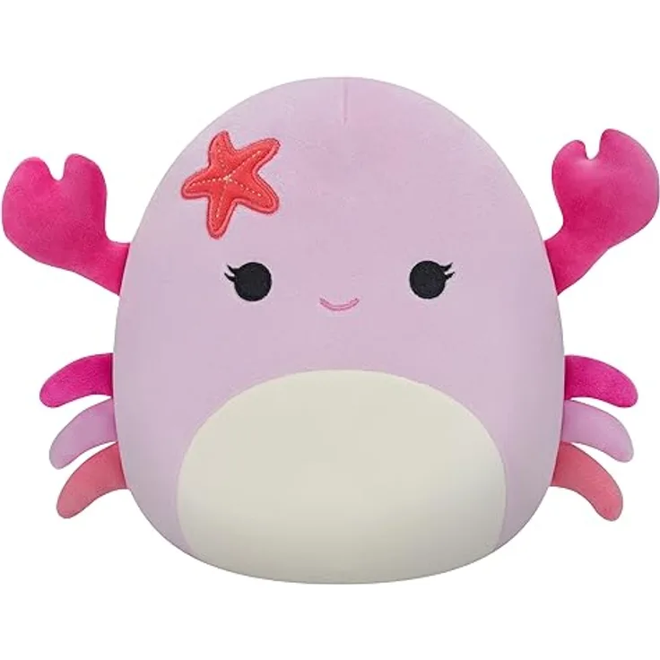 Squishmallows Original 7,5 Zoll Cailey – Pink Crab – Ultrasoft Stuffed Animal Plush Toy von Kellytoy