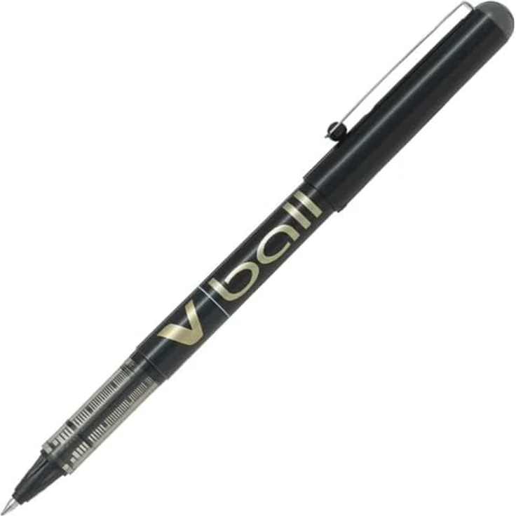 Pilot Vball 7 Liquid Ink Rollerball, 0.7 mm Nadelspitze, Box mit 12 Stiften, schwarz – Bild 3