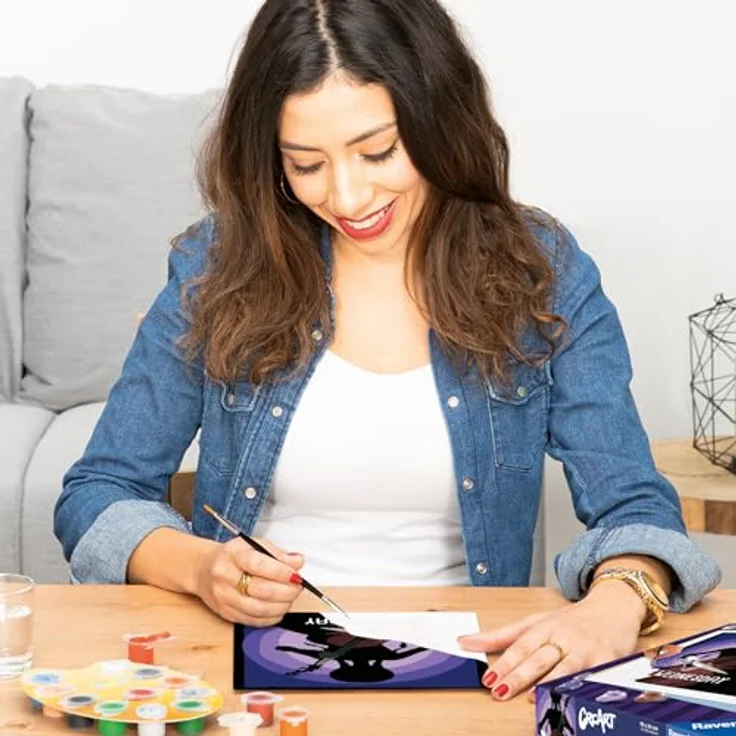 Ravensburger CreArt 23889 - Wednesday - Malen nach Zahlen Erwachsene - ab 12 Jahren mit Acrylfarben und stabiler Maltafel – Bild 3