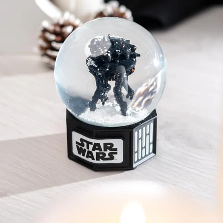 Grupo Erik Schneekugel Star Wars, nostalgisches Sammlerstück mit detailliertem Design und glitzerndem Schnee-Effekt – Bild 6