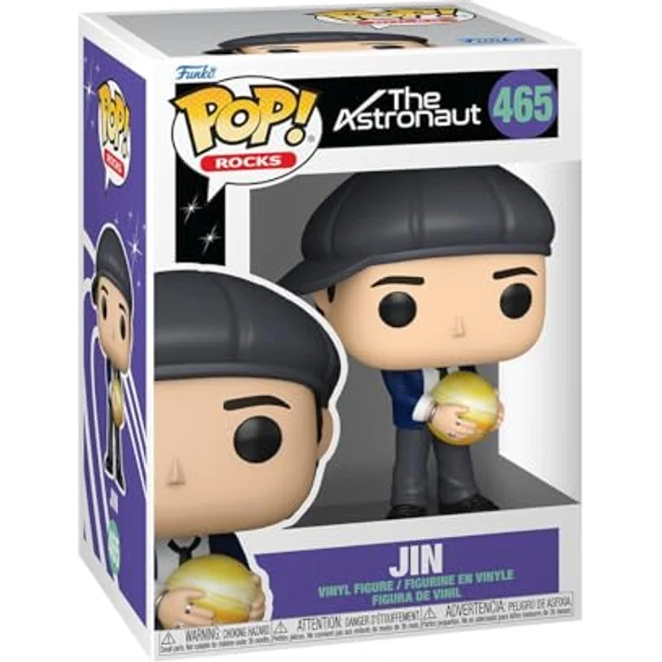 Funko Pop! Rocks: Jin - Astronaut - Vinyl-Sammelfigur, 9,5 cm - Offizielle BTS Merchandise für Sammler und Fans – Bild 1