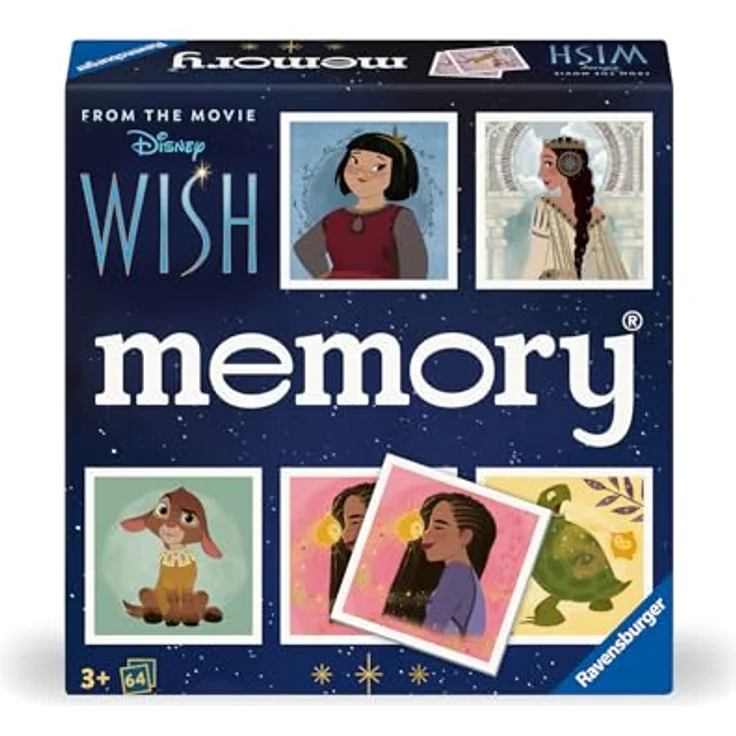 Ravensburger memory Disney Wish, Gedächtnisspiel für Kinder ab 3 Jahren, 20 Minuten Spielzeit – Bild 2