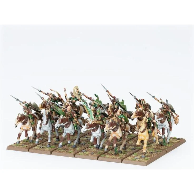 Games Workshop Warhammer ToW - Royaumes Elfes Sylvains: Cavaliers Sylvains, Mehrteiliges Kunststoffset mit 12 anpassbaren Elfen-Kavalleristen für Wargames, unbemalt – Bild 1
