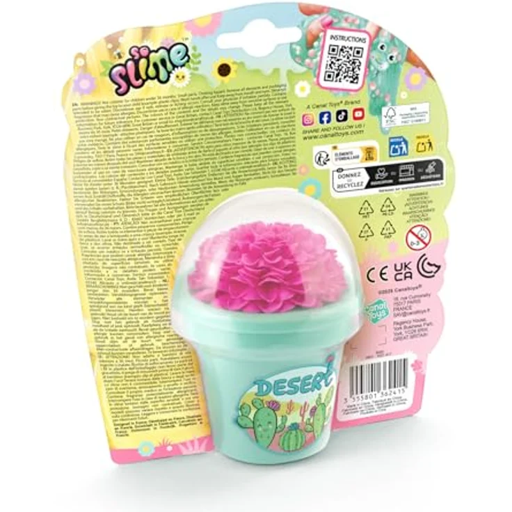 Canal Toys So Slime Slime Flower, Duftschleim im Topf mit Farbblume, 4 Styles zum Sammeln, Kreativ-Set für Kinder ab 6 Jahren - SSC417 – Bild 4