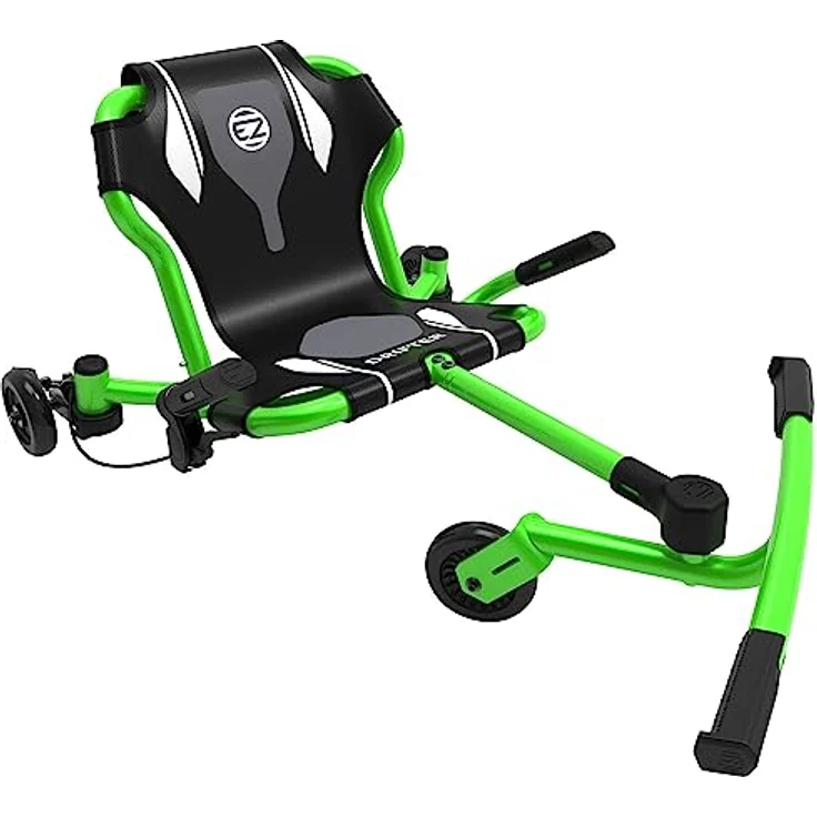 EzyRoller Drifter X Trike Dreirad Drift Kinderfahrzeug Spielgeräte für draußen Dreirad Kinder Dreiradscooter 4 - 14 Jahre grün – Bild 2