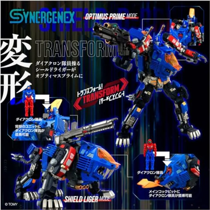 Takara Tomy Transformers Zoids Plastic Model Kit 1/60 Shield-D-Prime, wandelbare Figur mit motorisiertem Maul und leuchtendem Cockpit, 26 cm – Bild 11