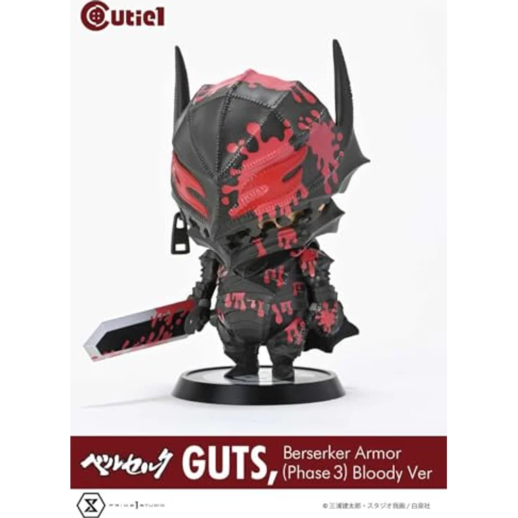 Prime 1 Studio Berserk Cutie1 PVC Figur Guts Berserker Armor (Phase 3) Bloody Ver., 12 cm – Bild 5