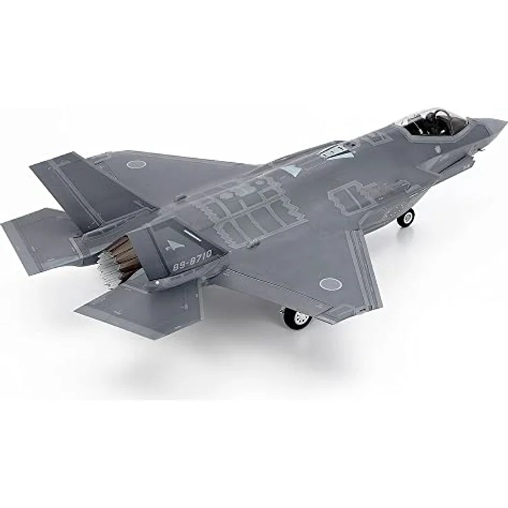 TAMIYA 61124 1:48 US F-35A Lightning II - originalgetreue Nachbildung, Plastik Bausatz, Basteln, Modellbausatz, Zusammenbauen, unlackiert, Mehrfarbig, Mittel – Bild 4