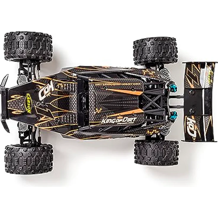 Carson 500409064 1:8 King of Dirt Cage 4S RTR - RC Buggy, ferngesteuertes Auto, Offroad, hochwertig, RC Fahrzeug, RC Auto 80 km/h – Bild 5