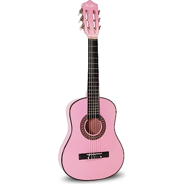 Music Alley MA-51 Classical Acoustic Guitar Kids Guitar and Junior Guitar Pink – Bild 2