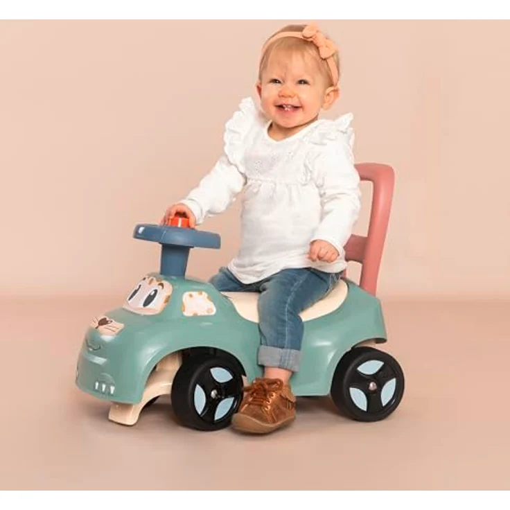 Smoby Little Rutschauto mit Staufach, Hupe, Kippschutz - ab 10 Monaten – Bild 4