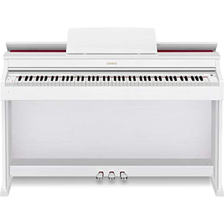 Casio Celviano AP-470, 88-Tasten Keyboard mit AiR-Klangerzeugung und 22 authentischen Klängen, Weiss – Bild 1