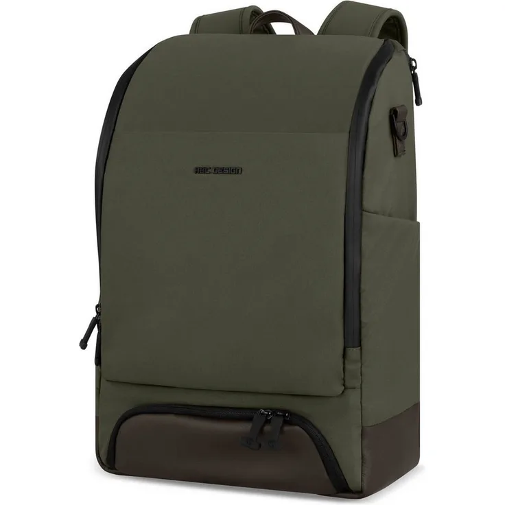 ABC Design Wickeltasche Wickelrucksack Active, geräumig mit umfangreichem Zubehör, Modell 2025, Farbe: Avocado
