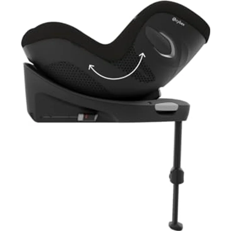 Cybex Sirona G i-Size Plus, Reboard Kindersitz mit 360°-Drehmechanismus, Moon Black – Bild 9