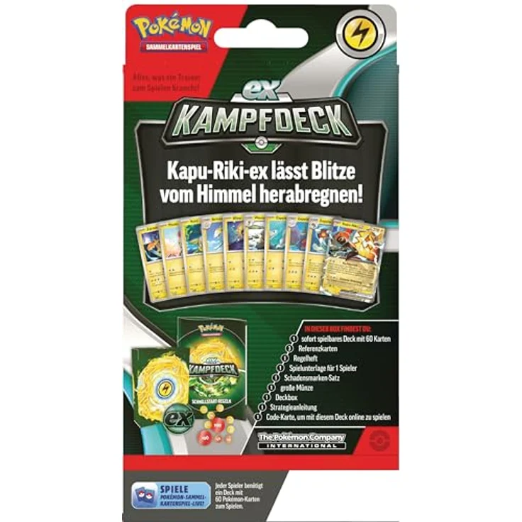 Pokémon Kampfdeck Kapu-Riki-ex, sofort spielbares Deck mit 60 Karten – Bild 4