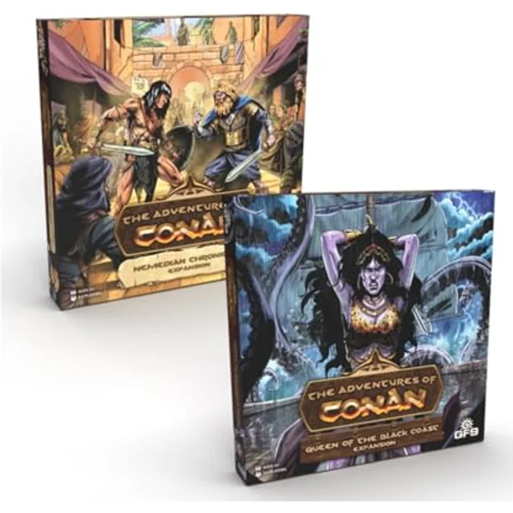 Gale Force Nine The Adventures of Conan: Queen of The Black Coast and Nemedian Chronices, Brettspiel Erweiterung – englisch – Bild 1