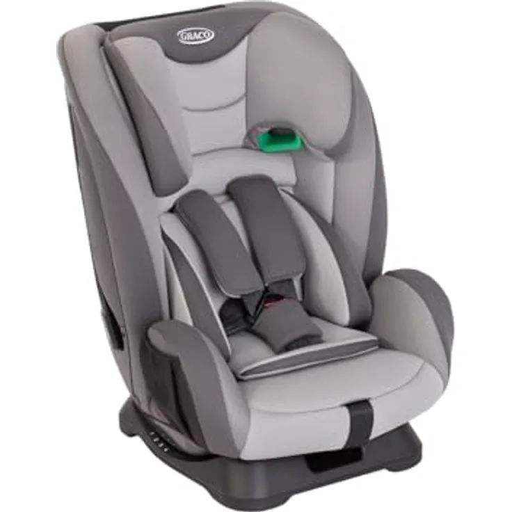Graco FlexiGrow R129 Quartz, Kindersitz mit Seitenaufprallschutz, verstellbarer Breite für Kinder von 15 Monaten bis 12 Jahren, ECE R129/i-Size Norm