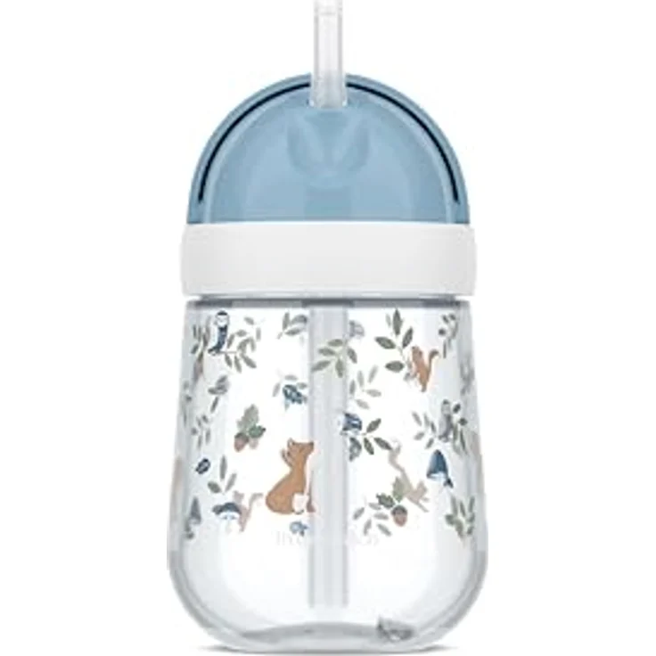 Mepal Mio Little Dutch, Strohhalmbecher für Kleinkinder ab 9 Monaten, auslaufsicher, spülmaschinengeeignet & BPA-frei, 300 ml, Forest Friends – Bild 2