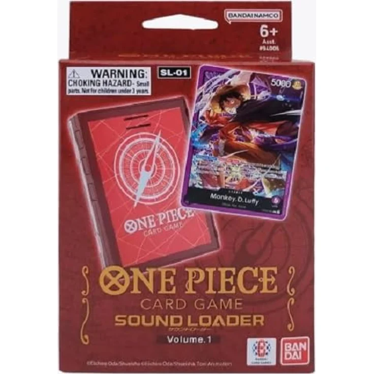 BANDAI 2024 One Piece TCG Card Game: Sound Loader Case Volume 1: Monkey D. Luffy, Kartenlader mit BGM-Musik und englischer Promo-Karte – Bild 2