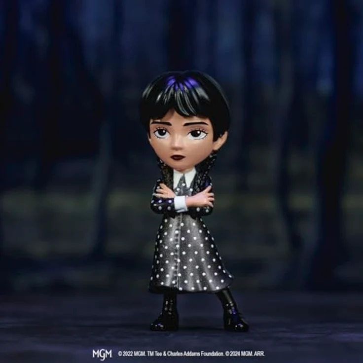 JADA MetalFigs Wednesday Sammelfiguren 4er Pack, 6,5 cm, Die-cast, für Sammler ab 8 Jahren – Bild 7