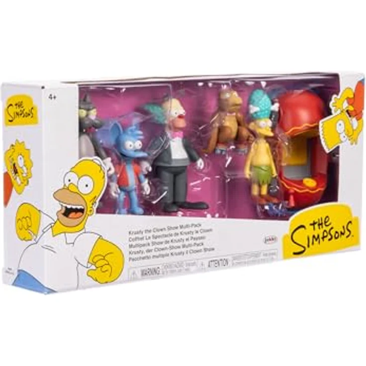 Jakks Pacific Die Simpsons 6 cm Figuren Multipack „Krusty, der Clown“, bewegliche Gliedmaßen, Sammelfiguren für Kinder ab 4 Jahren – Bild 2