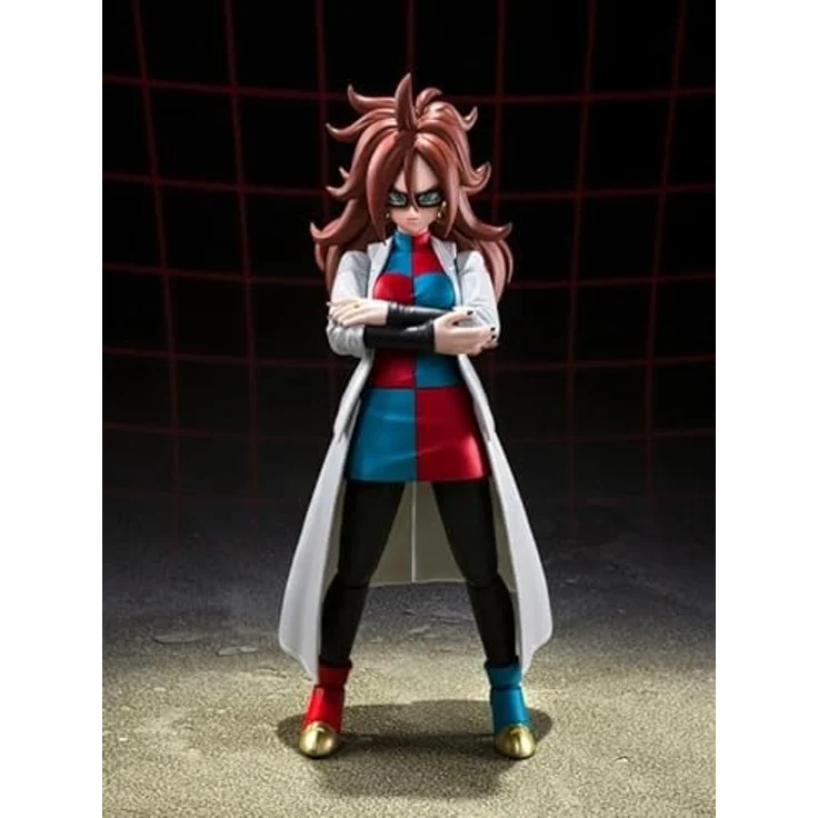 Bandai Tamashii Nations Dragonball FighterZ S.H. Figuarts Android 21 Actionfigur, 15 cm, Schwarz – Bild 3