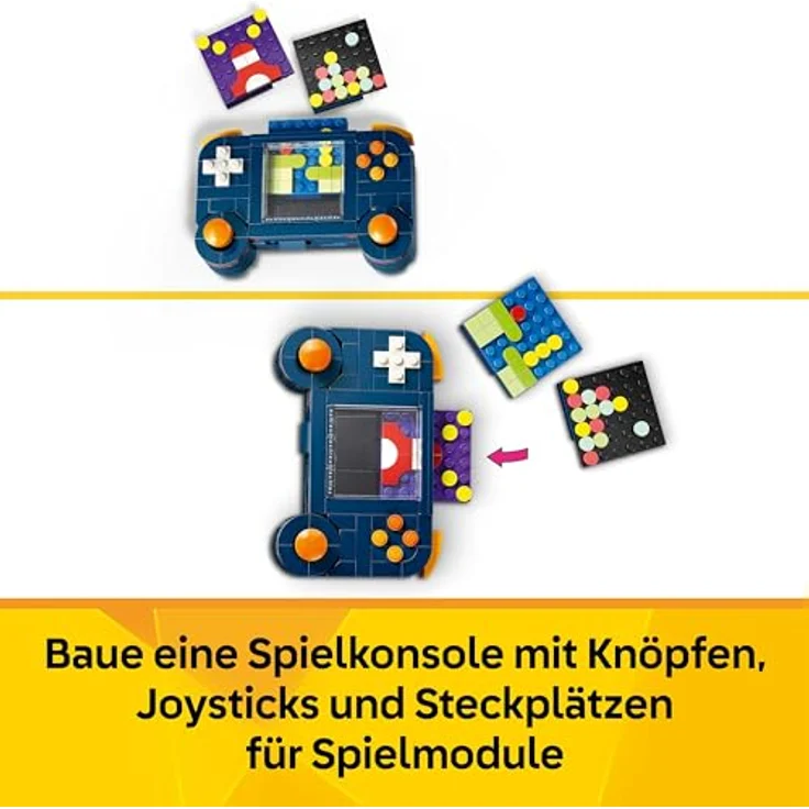 LEGO Creator 3-in-1 Retro-Spielkonsole, Bauset mit 3 Bauoptionen: Spielkonsole, Mini-PC oder Spielautomat, für Kinder ab 8 Jahren, kreatives Geschenk für Gamer – Bild 4