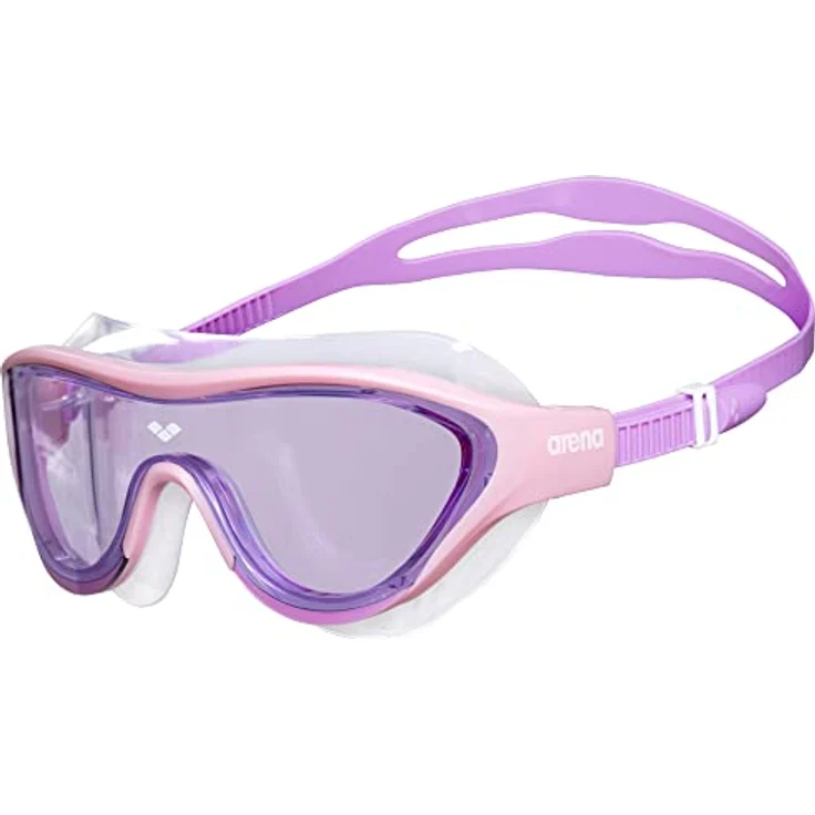 arena The One Mask Junior Anti-Fog Schwimmbrille für Kinder, Schwimmmaske mit Großen Verspiegelten Gläsern, UV-Schutz, Selbstjustierender Nasensteg, Orbit-Proof Dichtungen – Bild 1