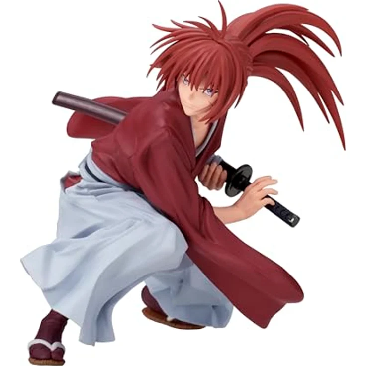 Banpresto Rurouni Kenshin - Kenshin Himura Vibration Stars, limitierte PVC-Statikfigur, offiziell lizenziert – Bild 1