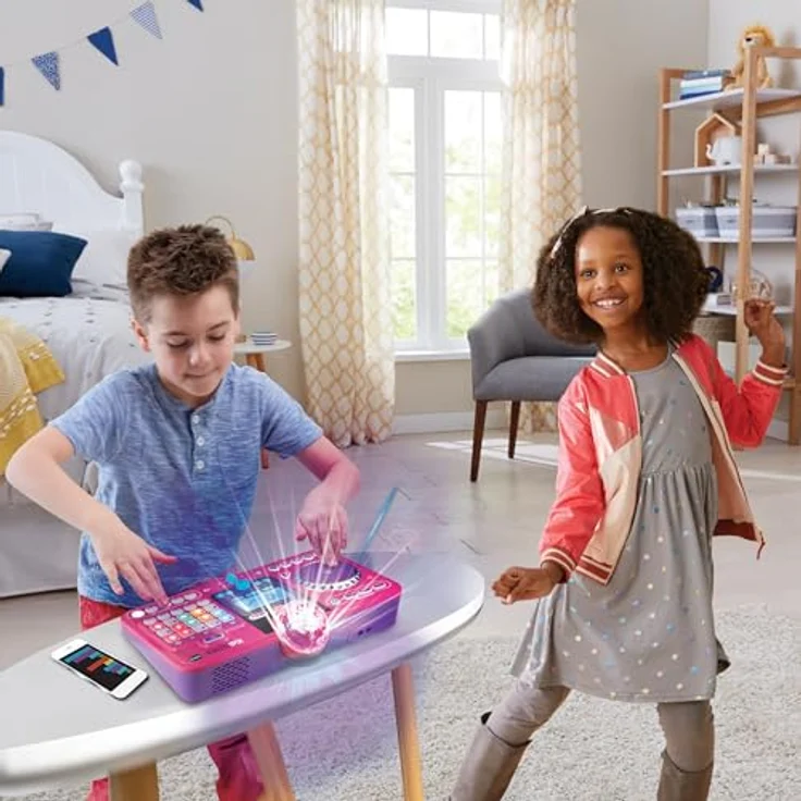 Vtech® Kidi DJ Mix, Spielzeug-Musikinstrument in pink mit Bluetooth-Funktion, 10-in-1, integriertes Mikrofon und Discolicht – Bild 5