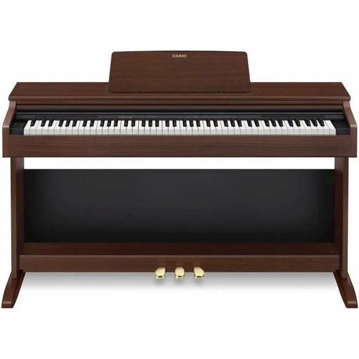 Casio CELVIANO AP-270BN, E-Piano mit 88 gewichteten Tasten und Konzertflügel-Klängen, Braun