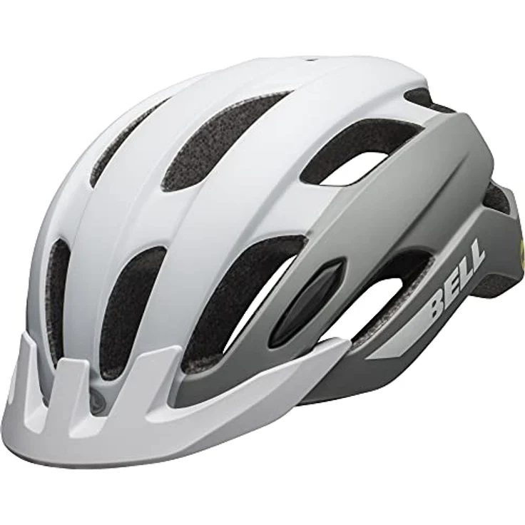 Bell Trace MIPS Matte White/Silver UM/L, Kinderfahrradhelm mit Fusion In-Mold Polycarbonat Schale und integriertem MIPS-Sicherheitssystem – Bild 1