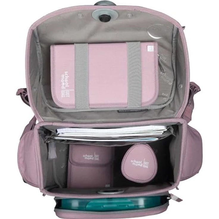 SCHOOL-MOOD® Timeless Schulrucksack, ergonomisch mit 23 Liter Volumen, Calamary (Ocean Collection) – Bild 7