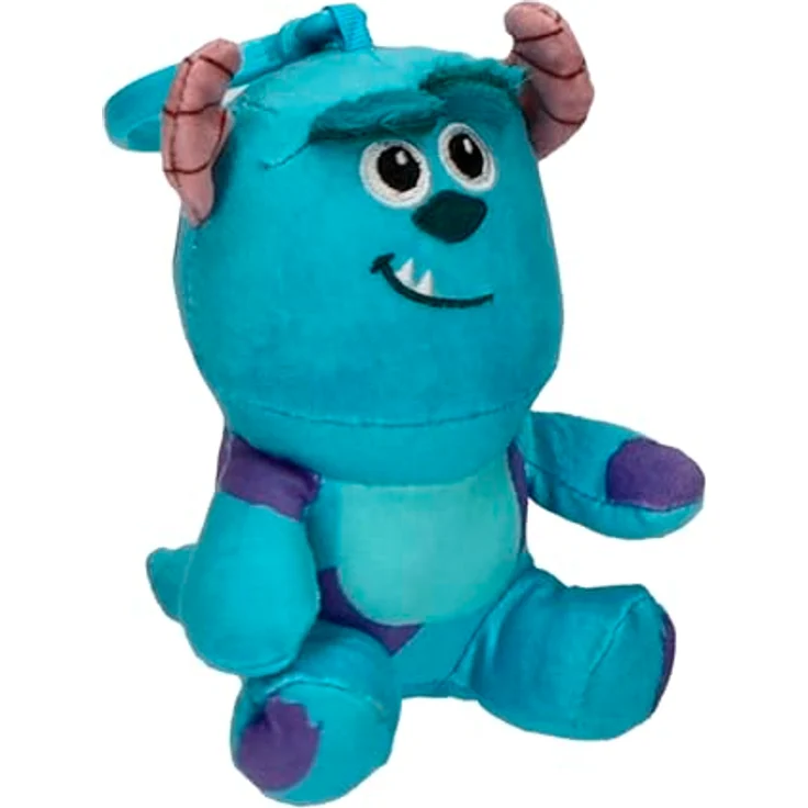 CERDÁ Life's Little Moments Schlüsselanhänger Sully Monster SA, 13 cm Plüsch Accessoire mit Kunststoffhaken, lizenziertes Design, blau – Bild 2