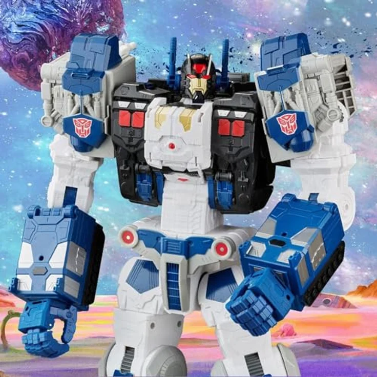Transformers Spielzeug Generations Legacy Series Titan Cybertron Universe Metroplex Action-Figur ab 15 Jahren, 55,5 cm, F2986, Multi – Bild 5
