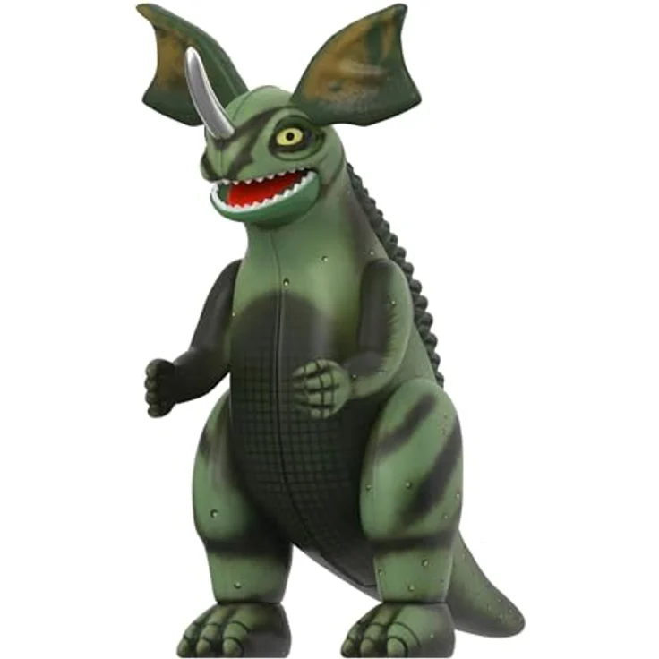 Super7 Toho ReAction Actionfigur Wave 01 Baragon (Marusan Tin), 10 cm mit Zubehör und Austauschteilen, Retro Tin – Bild 3