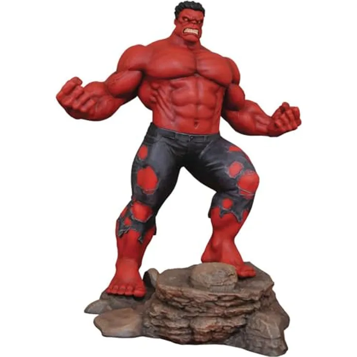 Diamond Select Toys Marvel Gallery Red Hulk PVC Figure, Sammelfigur