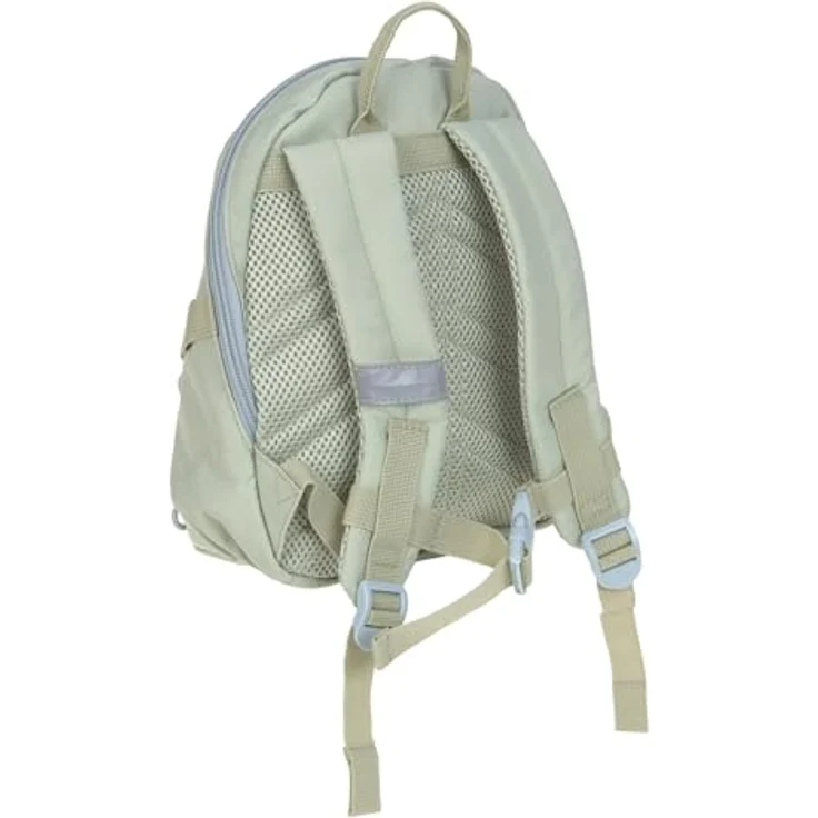 LÄSSIG Kleiner Kinderrucksack für Kita, Krippenrucksack mit Brustgurt, 3,5 Liter, wasserabweisend, Cloud light khaki – Bild 2