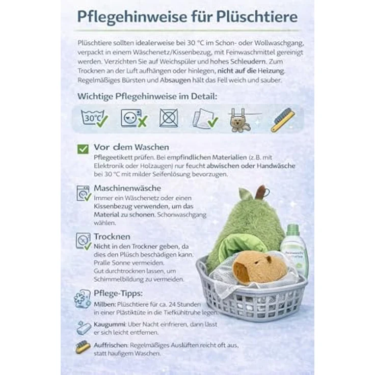 Soma Capybara Kuscheltier braun mit Avocado-Höhle, 25 cm Plüschfigur für Kinder ab 3 Jahren – Bild 4