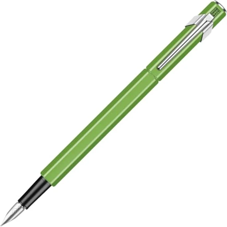 Caran d'Ache 849 Fluo, Schreibstift in Grün mit ergonomischer Schaftspitze – Bild 1