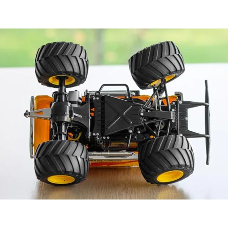 TAMIYA 1:12 RC Lunch Box Wiederauflage, Wheelie-Monster Cooler, US-Vanoptik, Vintage Modell, blau – Bild 9