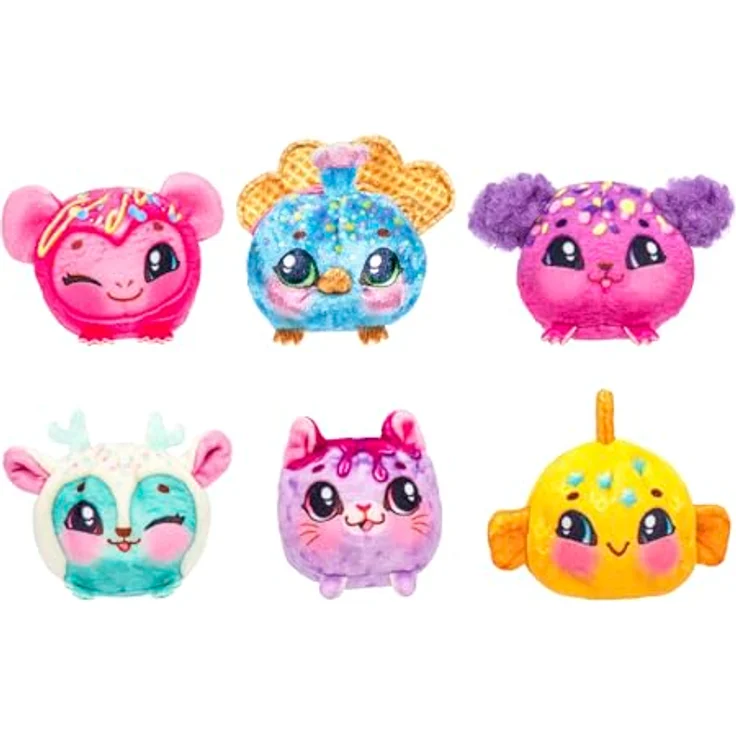 Moose Cookeez Makery Yum Yumz Multi-Pack S2, Sammelbox mit 6 exklusiven Plüschfiguren in Eiskugel-Form – Bild 7
